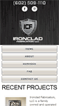 Mobile Screenshot of ironcladfab.com